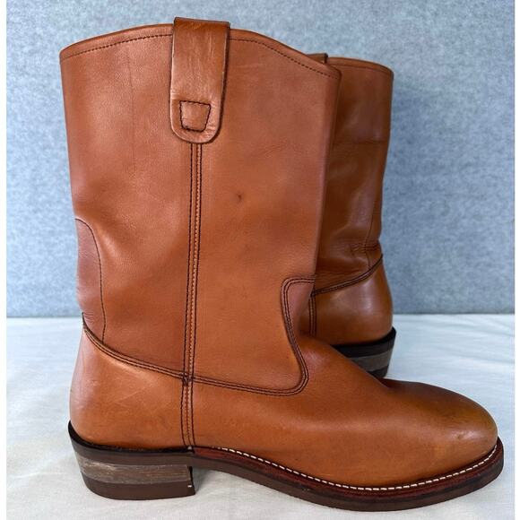 Iron Age Men’s sz 12EEE (extra wide) Leather Campus Pull On Work Boot Steel Toe - Picture 2 of 11